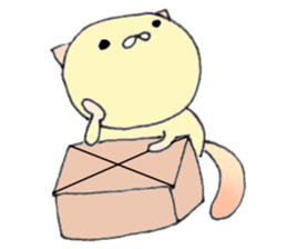 Cat large set sticker #10371843