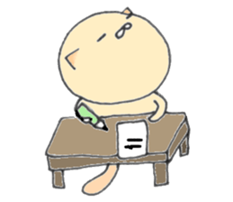 Cat large set sticker #10371845