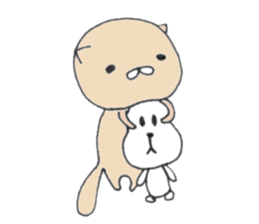 Cat large set sticker #10371853