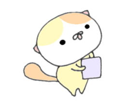 Cat large set sticker #10371854