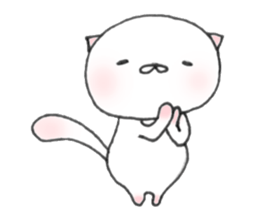 Cat large set sticker #10371860