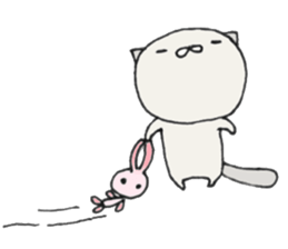 Cat large set sticker #10371868