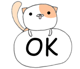 Cat large set sticker #10371878