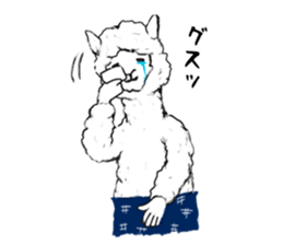 mother alpaca sticker #10372206