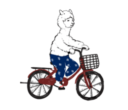 mother alpaca sticker #10372207