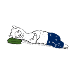 mother alpaca sticker #10372209