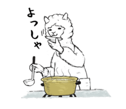 mother alpaca sticker #10372211