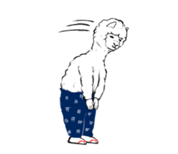 mother alpaca sticker #10372213