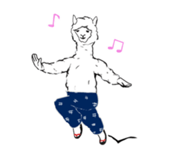 mother alpaca sticker #10372214