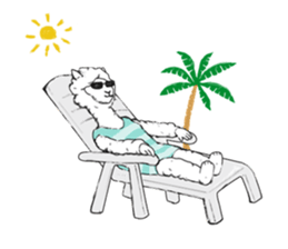 mother alpaca sticker #10372226