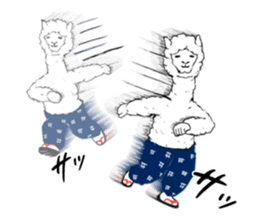 mother alpaca sticker #10372228