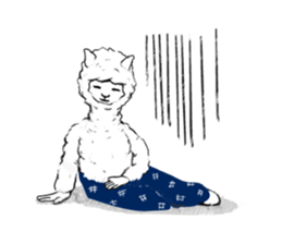 mother alpaca sticker #10372230