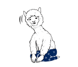 mother alpaca sticker #10372234