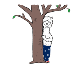 mother alpaca sticker #10372235