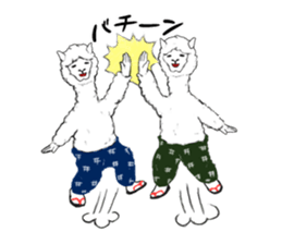 mother alpaca sticker #10372237