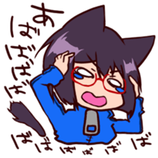 Cha-cha-Cat sticker #10372242