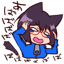 Cha-cha-Cat sticker #10372242