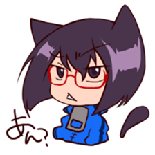 Cha-cha-Cat sticker #10372243