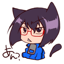 Cha-cha-Cat sticker #10372243