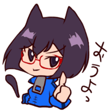 Cha-cha-Cat sticker #10372245