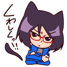 Cha-cha-Cat sticker #10372247