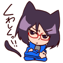 Cha-cha-Cat sticker #10372247