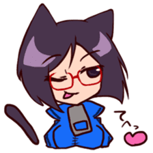 Cha-cha-Cat sticker #10372253