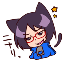 Cha-cha-Cat sticker #10372258