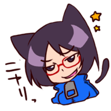 Cha-cha-Cat sticker #10372258