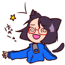 Cha-cha-Cat sticker #10372263