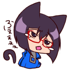 Cha-cha-Cat sticker #10372269