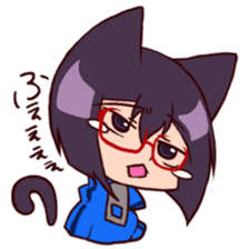 Cha-cha-Cat sticker #10372269