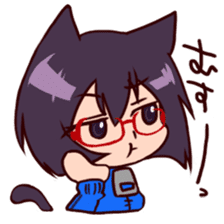 Cha-cha-Cat sticker #10372271