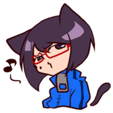 Cha-cha-Cat sticker #10372273