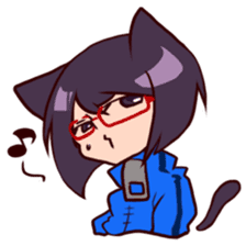 Cha-cha-Cat sticker #10372273