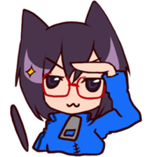 Cha-cha-Cat sticker #10372274