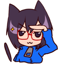 Cha-cha-Cat sticker #10372274