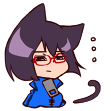 Cha-cha-Cat sticker #10372279