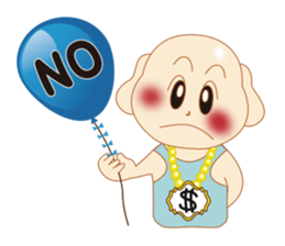 Light bald uncle sticker #10373100