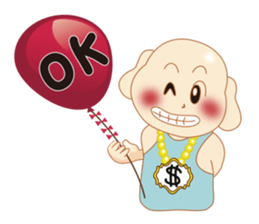 Light bald uncle sticker #10373101