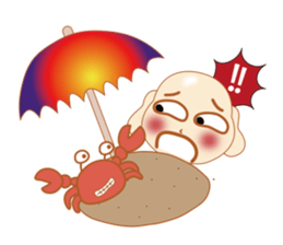 Light bald uncle sticker #10373108