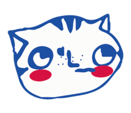 Facemood of LazyLazy Cat sticker #10373206