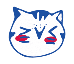 Facemood of LazyLazy Cat sticker #10373215