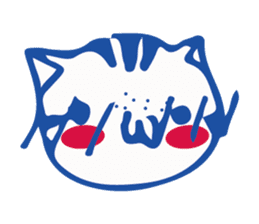 Facemood of LazyLazy Cat sticker #10373216