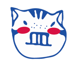 Facemood of LazyLazy Cat sticker #10373221