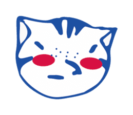 Facemood of LazyLazy Cat sticker #10373225