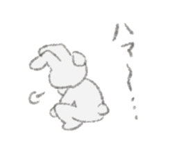 Darudaru rabbit Mrs.Usakawa sticker #10374765