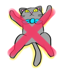 Surly cat OnoNyanko sticker #10375285