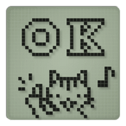 Cat in a small LCD sticker #10375800