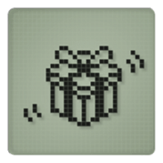 Cat in a small LCD sticker #10375838